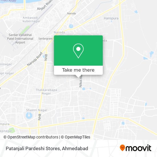 Patanjali Pardeshi Stores map