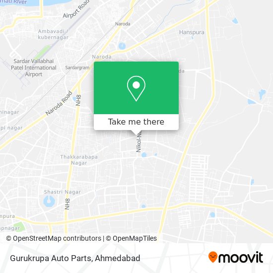 Gurukrupa Auto Parts map