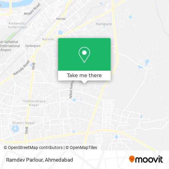 Ramdev Parlour map