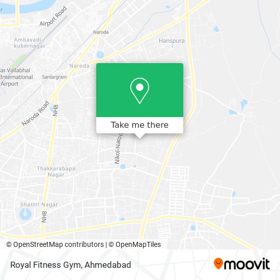 Royal Fitness Gym map