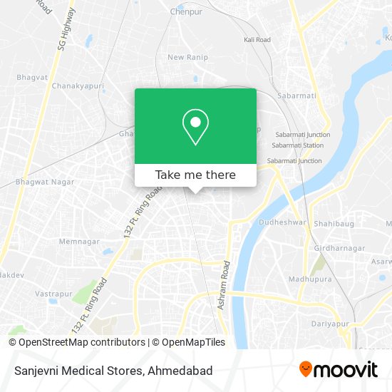 Sanjevni Medical Stores map