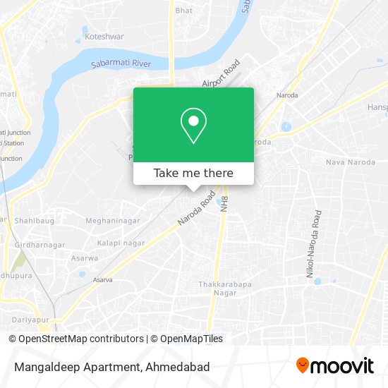 Mangaldeep Apartment map