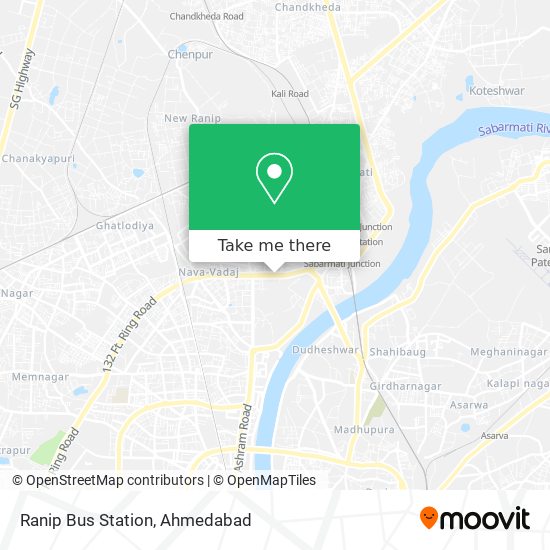 Ranip Bus Station map