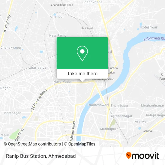 Ranip Bus Station map