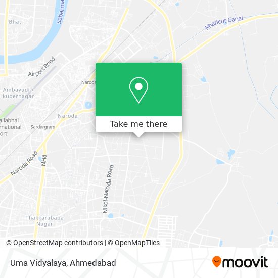 Uma Vidyalaya map