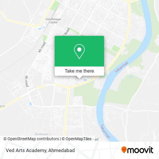 Ved Arts Academy map
