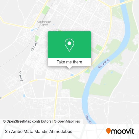 Sri Ambe Mata Mandir map