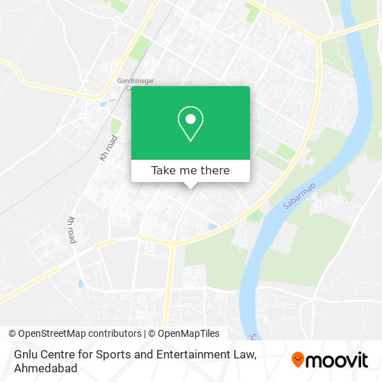 Gnlu Centre for Sports and Entertainment Law map