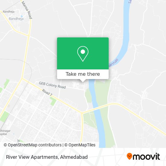River View Apartments map