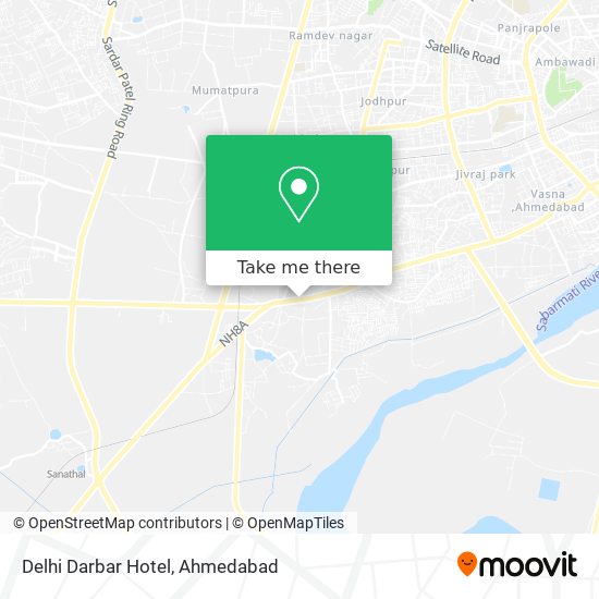 Delhi Darbar Hotel map