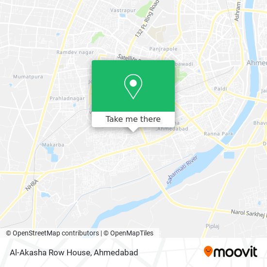 Al-Akasha Row House map