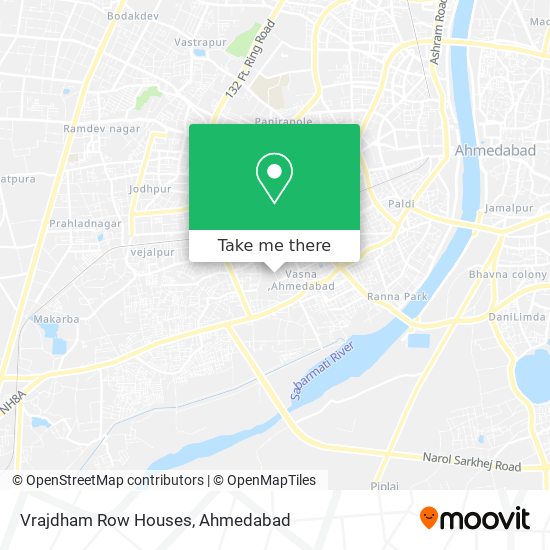 Vrajdham Row Houses map