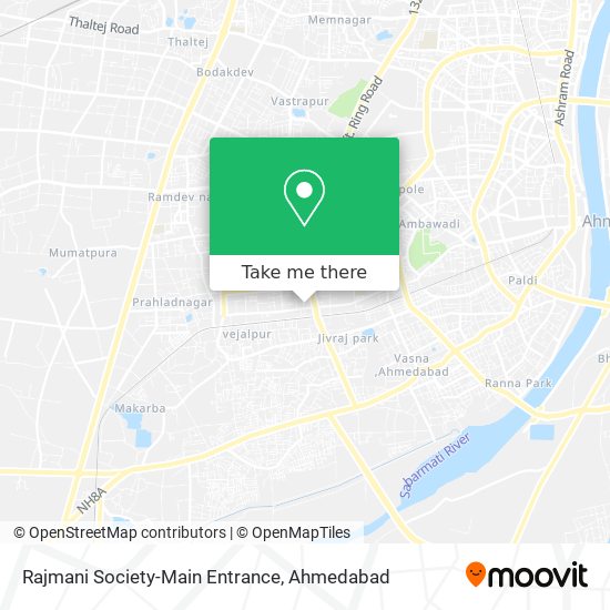 Rajmani Society-Main Entrance map