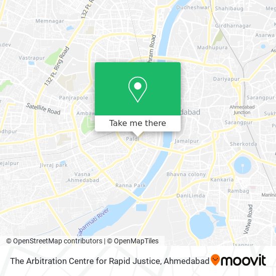 The Arbitration Centre for Rapid Justice map