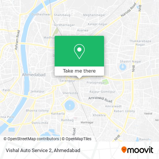 Vishal Auto Service 2 map