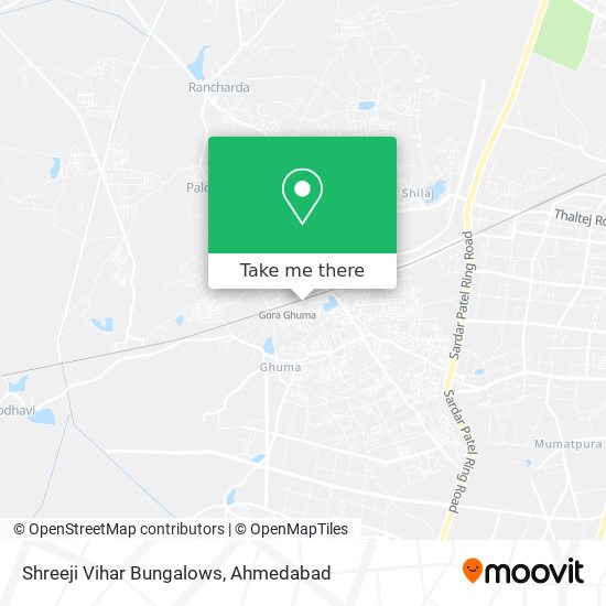 Shreeji Vihar Bungalows map