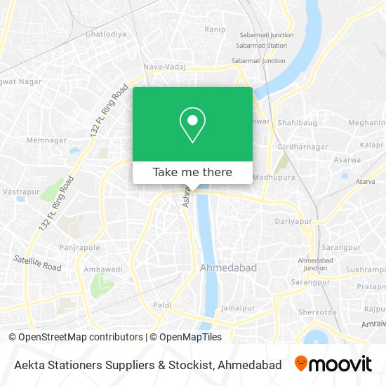 Aekta Stationers Suppliers & Stockist map