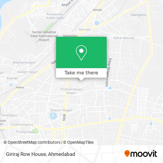 Giriraj Row House map