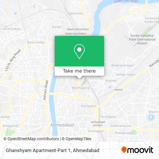Ghanshyam Apartment-Part 1 map