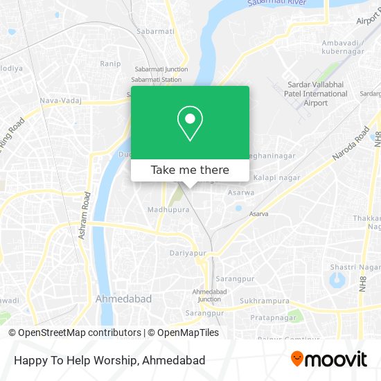 Happy To Help Worship map