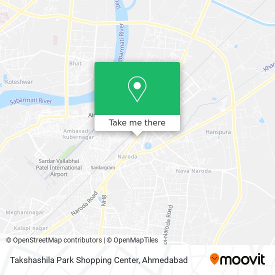 Takshashila Park Shopping Center map