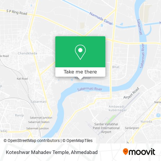 Koteshwar Mahadev Temple map