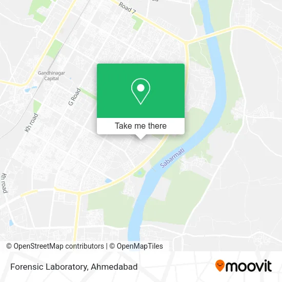Forensic Laboratory map