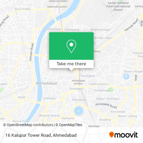 16 Kalupur Tower Road map