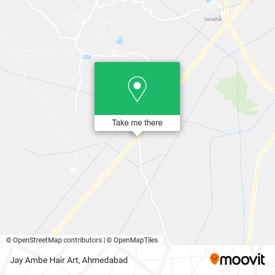 Jay Ambe Hair Art map