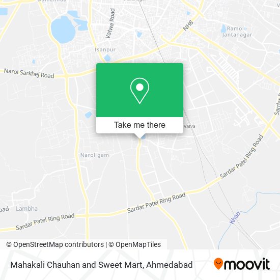 Mahakali Chauhan and Sweet Mart map