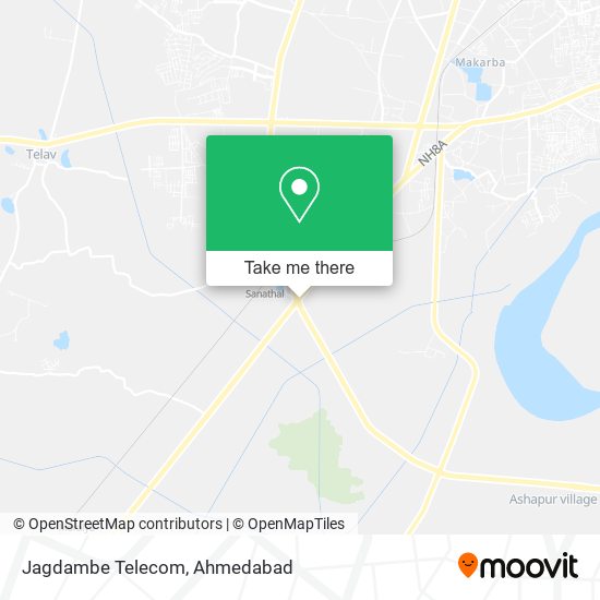 Jagdambe Telecom map