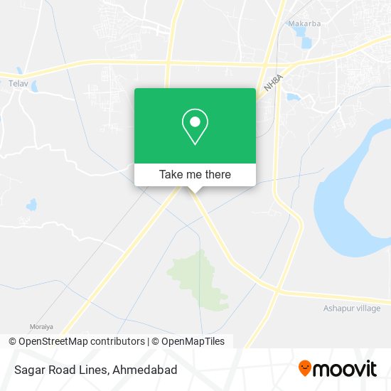 Sagar Road Lines map