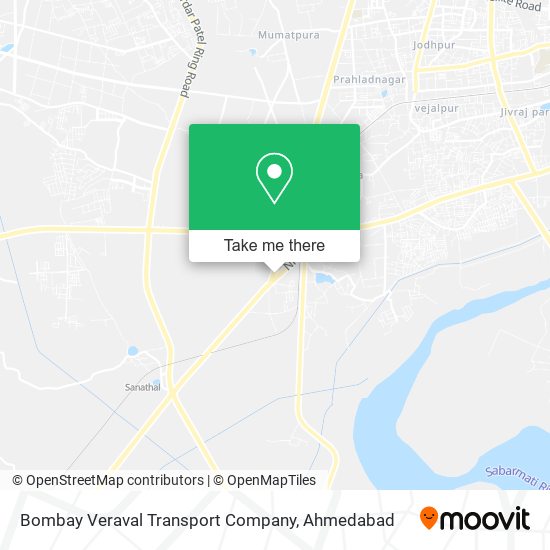 Bombay Veraval Transport Company map