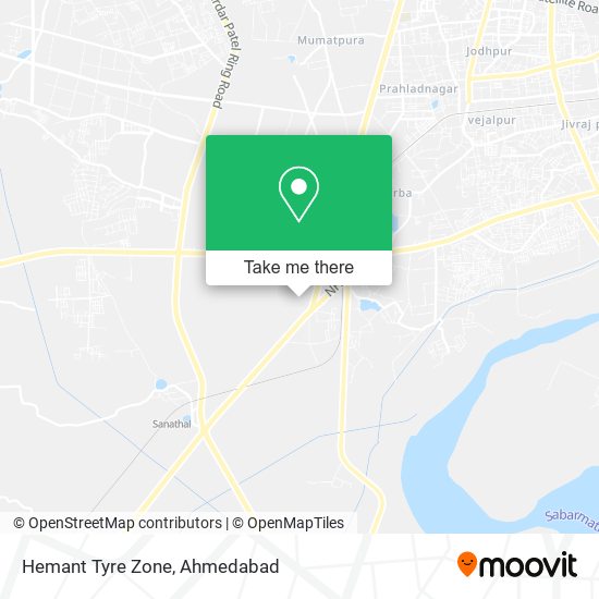 Hemant Tyre Zone map