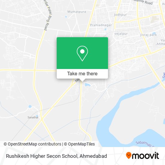 Rushikesh Higher Secon School map