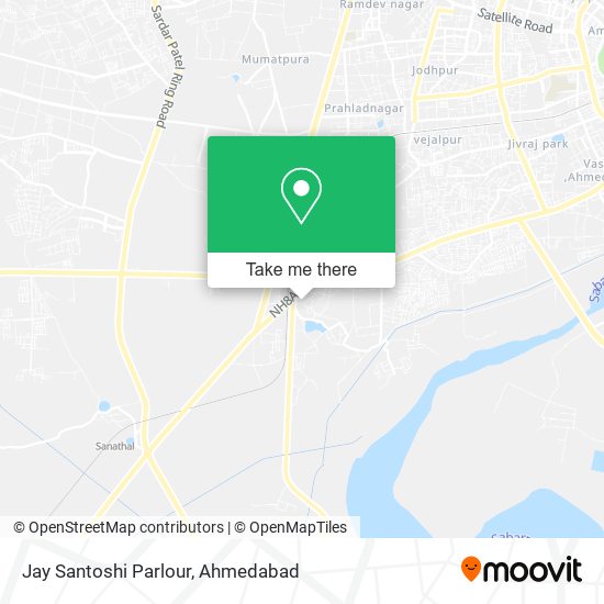 Jay Santoshi Parlour map