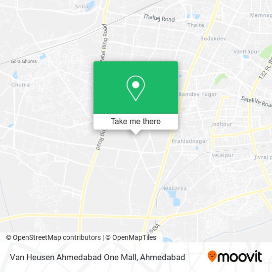Van Heusen Ahmedabad One Mall map
