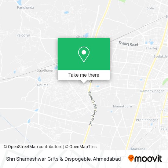 Shri Sharneshwar Gifts & Dispogeble map