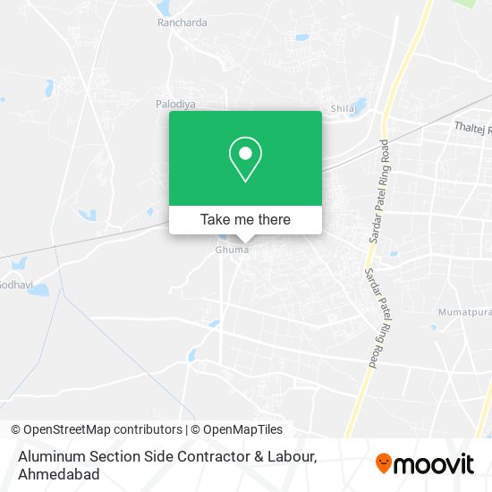 Aluminum Section Side Contractor & Labour map