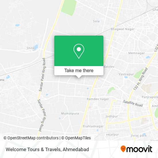 Welcome Tours & Travels map