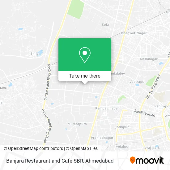 Banjara Restaurant and Cafe SBR map