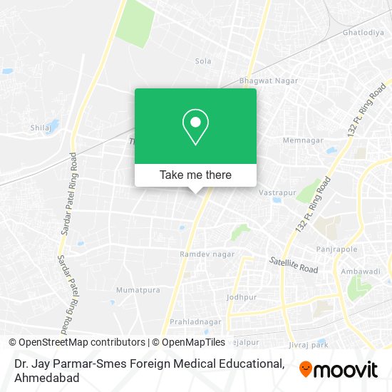 Dr. Jay Parmar-Smes Foreign Medical Educational map
