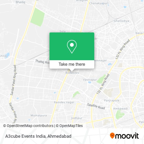 A3cube Events India map