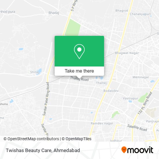 Twishas Beauty Care map