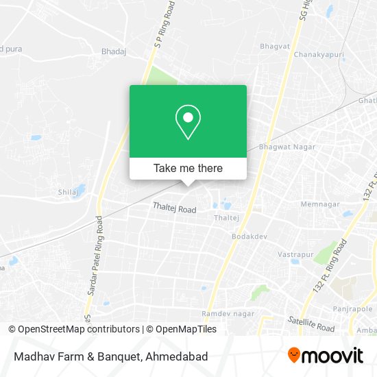 Madhav Farm & Banquet map