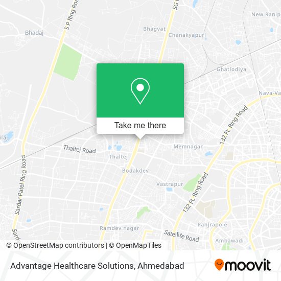 Advantage Healthcare Solutions map