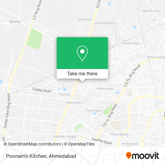 Poonam's Kitchen map