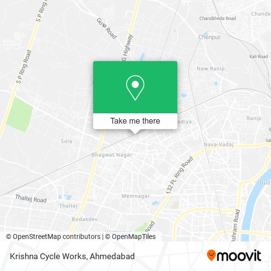 Krishna Cycle Works map