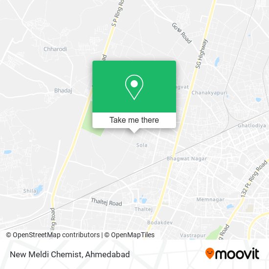 New Meldi Chemist map