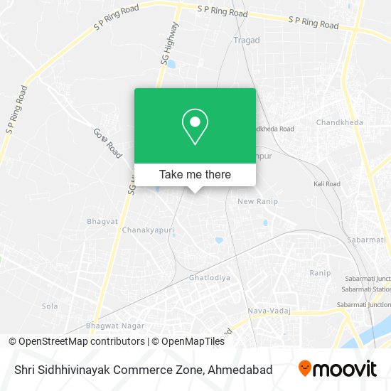 Shri Sidhhivinayak Commerce Zone map